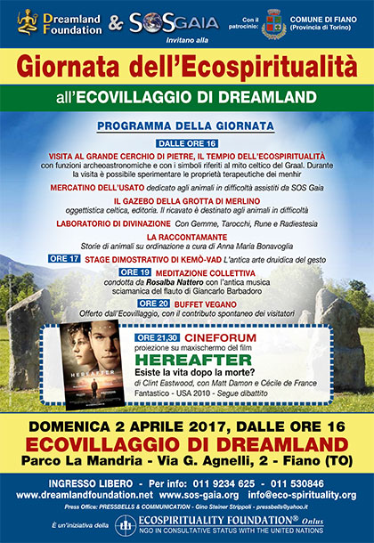 2 aprile 2017 - Ecovillaggio di Dreamland - Giornata dell'Ecospiritualità 