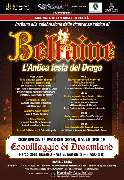 Festa di Beltaine - Ecovillaggio di Dreamland - 1 maggio 2016
